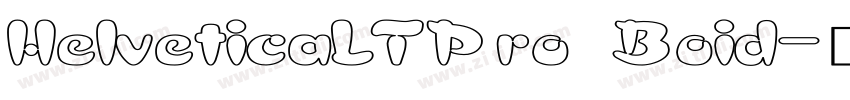 HeIveticaLTPro  Boid字体转换